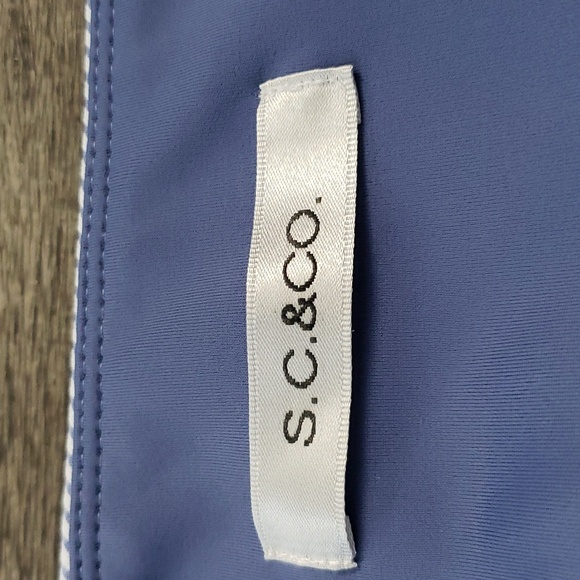 S.C. & CO Blue Pinstriped Golf Skort Sz XXL - Picture 6 of 14